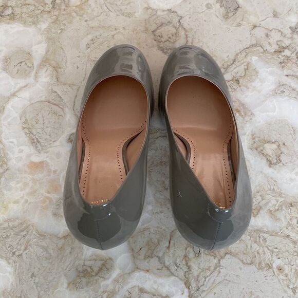 Bally Grey Patent Leather Classic Pumps Made in Italy - Picture 11 of 15